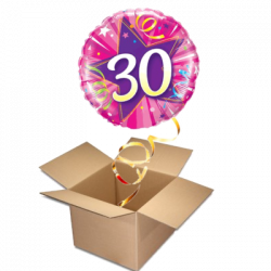 Ballongruss Happy Birthay 30 Jahre